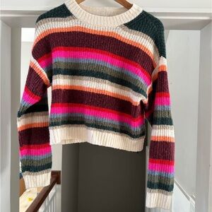 American Eagle Striped Multicolor Women's Sweater